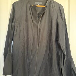 Lafayette 148 New York Black Blouse